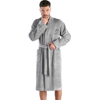 Carlo Colucci Bademantel Vito in Silber | Gr.: M