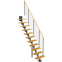 DOLLE Mittelholmtreppe Boston gerade Stufen Buche