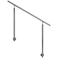 DOLLE Eingangsgeländer Edelstahl 150 cm Wandmontage 2 Pfosten