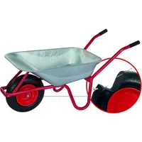 Pro-bau-tec Einrad-Schubkarre 85 l Muldenvolumen 160 kg Traglast Verzinkt