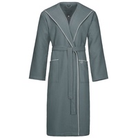 Bugatti Herrenbademantel TIZIAN M grau - 100 % Baumwolle