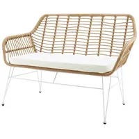 SalesFever Sitzbank, Indoor- und Outdoor geeignet, beige