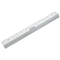 Westcott Lineal 30,0 cm, silber