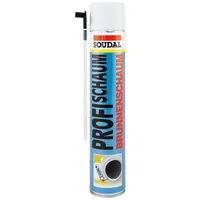 SOUDAL Soudafoam B3 750ml einkomponentiger Polyurethanschaum, Brunnenschaum mit Adapter,