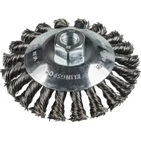 KLINGSPOR Kegelbürste gezopft Anzahl Reihen 1 100 mm Gewinde