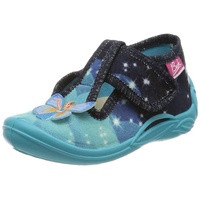 Beck M dchen Magic World Hausschuh, Blau, 21 EU
