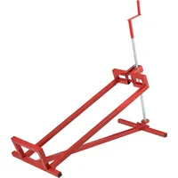 Pro.tec Rasentraktorheber Max 300 kg Stahl Rot