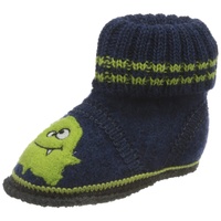 Beck Jungen Monster Hausschuh, Blau, 29 EU