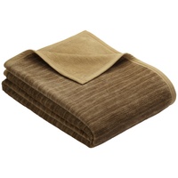 IBENA Fano Sesselschoner 50 x 70 cm braun/camel