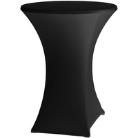 HENDI Stehtischhusse, Ø800-850mm in Schwarz
