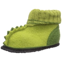 Beck Unisex Kinder Nessi Hohe Hausschuhe, Grün, 34 EU