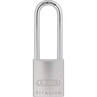 ABUS Titalium-Vorhangschloss 86TIIB/45HB80, Hochbügel ohne Zylinder, 04392