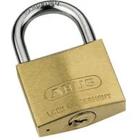 ABUS Vorhängeschloss Messing Serie 85/40. verschiedenschließend