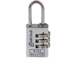 Burg Wächter Vorhängeschloss Combi 90 20 Chromo SB