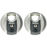 Master Lock Vorhängeschloss 2-Disk aus Edelstahl (70mm) M40E