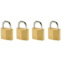 Master Lock Vorhängeschloss 4er Set (50mm) 150EURQNOP