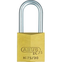 ABUS 27181 30 mm Langem Bügel Messing Vorhängeschloss mit