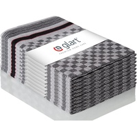 Glart 48GS 10er Set Premium Grubentücher, Geschirrtücher Küchentücher Geschirrhandtücher