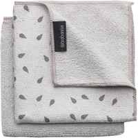 Brabantia Mikrofaser Reinigungstuch (2er Set), Hellgrau, 30 x 30