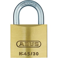 ABUS Vorhängeschloss Messing Serie 45/30. verschiedenschließend