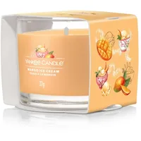 Yankee Candle Glasvotivkerze Kerze MANGO ICE CREAM 37 g