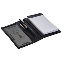 Jüscha ALASSIO 43065 Notizblock-Etui MONZA Notizbuch aus echt Leder