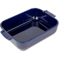 Peugeot Auflaufform Keramik, blau, 25 cm