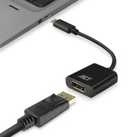 Act USB-C Adapter DisplayPort Female Schwarz