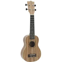 Dimavery UK-400 Ukulele Sopran "Zebrawood"