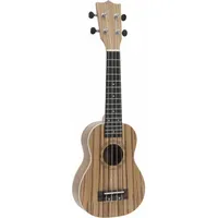 Dimavery UK-400 Ukulele Sopran Zebrawood