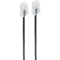 ShiverPeaks -BASIC-S--Modular-Kabel, Western-Stecker 8/4 auf Western-Stecker 8/4, 6,0m, Telefon