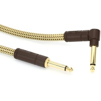 Fender Deluxe Series Instrument Cable Tweed Angled 4.5m (0990820086)