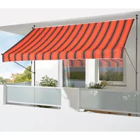 Konifera Klemmmarkise 250 x 150 cm braun/orange