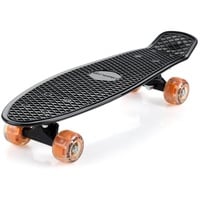 Monzana Monzana® Skateboard 22 Zoll ABEC 7 LED Leuchtrollen