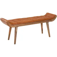 Wohnling Wohnling, Sitzbank Echtleder (125 cm