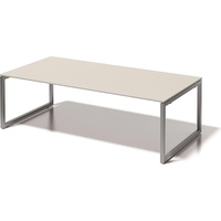 BISLEY Konferenztisch Cito O 2400x740x1200mm silber/grauweiss