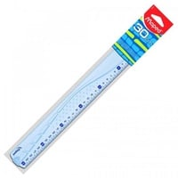 Maped Lineal Geometric, Green, 30 cm, Kunststoff transparent