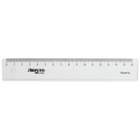 ARISTO Lineal 17 cm transparent,