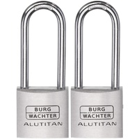 Burg Wächter Vorhangschlossset Alutit. DUO770 20 26 SB