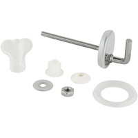Wenko Befestigung für Duroplast WC-Sitze WC-Sitz Befestigungsersatz-Set Glänzend
