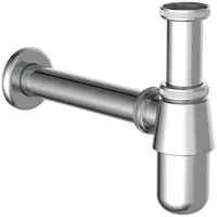 Kirchhoff Siphon, Waschbecken Abfluss, Ablaufgarnitur für Waschbecken und Waschtisch,