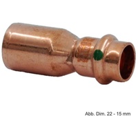 Viega Profipress Reduzierstück 15 x 12 mm nipple/sleeve copper