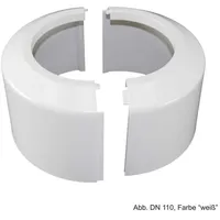 LE SANITAIRE Sanit WC-Abdeckrosette zweiteilig DN100 weiß