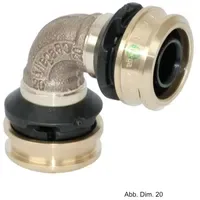 Viega Raxofix Bogen 90° 25 mm Fitting