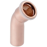 Geberit Bogen Mapress d 22mm, 45Grad, mit Einschubende, Kupfer