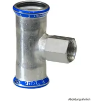 Geberit Mapress Edelstahl T-Stück mit IG d22-rp1/2-22