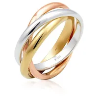 Elli - Basic Wickelring Klassisches Design 925 Silber Ringe