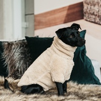Kentucky Teddy Fleece Hundejacke - Beige - 23-27 cm