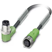 Phoenix Contact 1668593 Sensor-/Aktor-Steckverbinder, konfektioniert M12 Stecker, gewinkelt, Buchse,