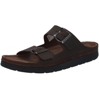 Berkemann Herren Adam Hausschuh, Dunkelbraun/schwarz, 40 EU